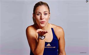 Lovable Tennis player, blue-eyed Angelique Kerber